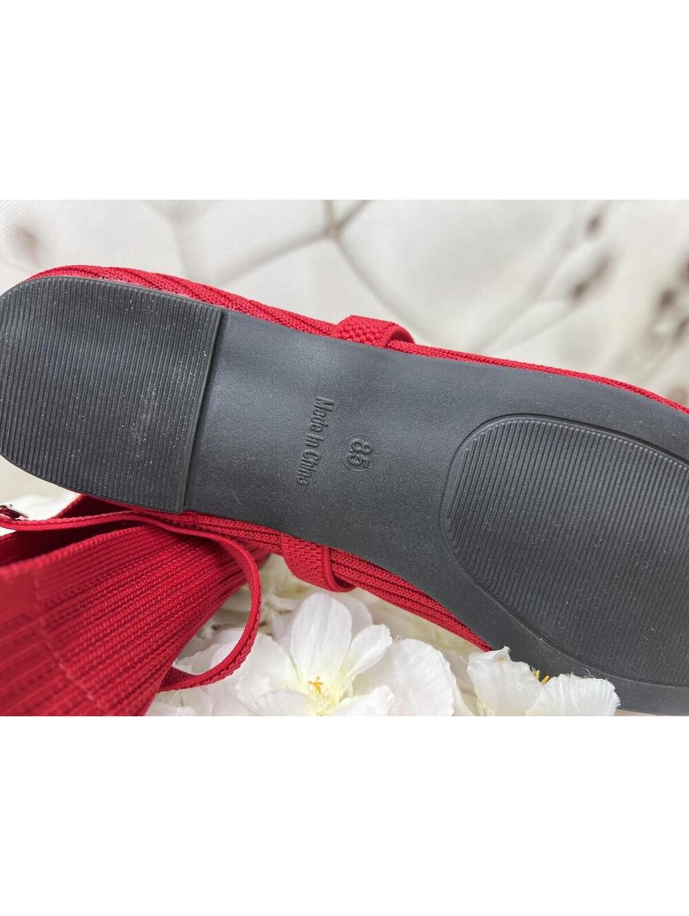 NEW with tag Red flats, memory soles - Picture 4 of 8